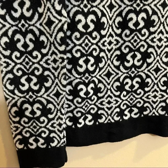 Croft & Barrow Black & White Knit Sweater Womens Small S Pullover - Picture 2 of 7